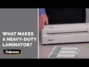 Fellowes Proteus A3 High Performance 6-Roller Laminator: 80 - 250 Micron Pouches, 3-Minute Warm-up, High Speed