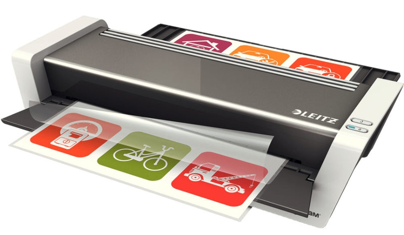 Leitz iLam A3 Touch2 Heavy Duty Laminator: 80 - 250 Micron Pouches, 1-Minute Warm-up, High Speed