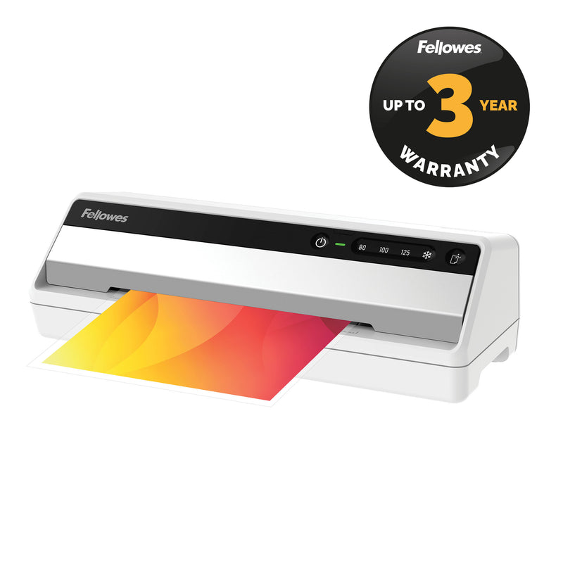 Fellowes Saturn A4 Office Laminator: 80 - 125 Micron Pouches, 1-Minute Warm-up