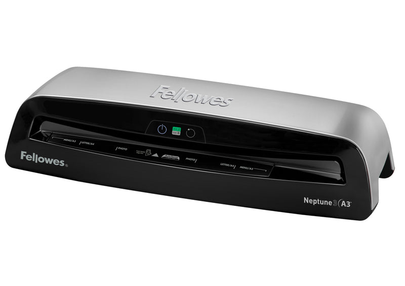 Fellowes Neptune3 A3 Heavy Duty Laminator: 80 - 175 Micron Pouches, 1-Minute Warm-up, High Speed