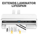 Fellowes Cardboard Laminator Cleaning & Carrier Sheets, Pack 10