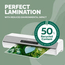 Fellowes RECYCLED CONTENT A6 80 Micron Per Side (160 micron total) Laminating Pouches, Gloss, Pack 100