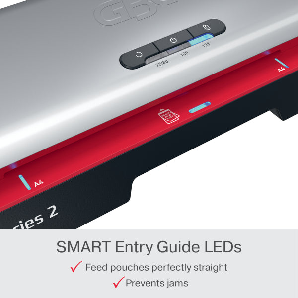 GBC 250 A4 Office Laminator: 75 - 125 Micron Pouches, 1-Minute Warm-up