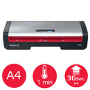 GBC 250 A4 Office Laminator: 75 - 125 Micron Pouches, 1-Minute Warm-up