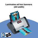 GBC Velocity Automatic A4 Heavy Duty Laminator | Auto Align, Laminate & Trim