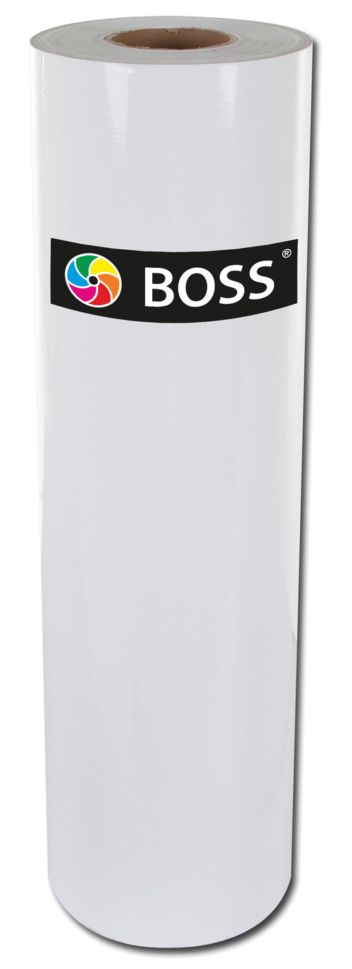 BOSS Standard OPP Laminating Film, 27 Micron-77mm Core-Length 1000m-Width 315mm, Matt