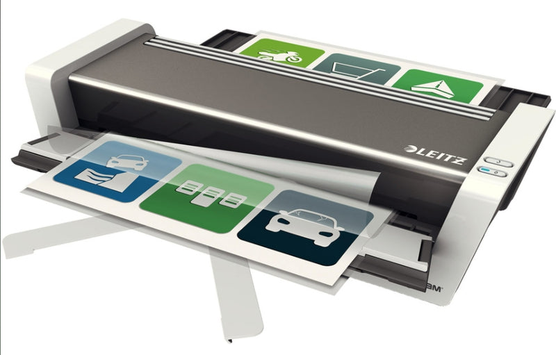 Leitz iLam A3 Touch2 Turbo Heavy Duty Laminator: 80 - 250 Micron Pouches, 1-Minute Warm-up, Superfast Speed