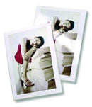 Luggage Laminating Pouches with Slot (Short Side), 64 x 108mm 175 Micron Per Side (350 micron total), Gloss, Pk 100