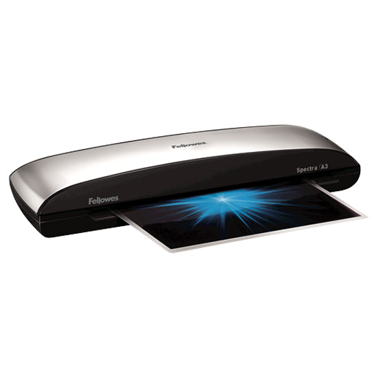 Fellowes Spectra A3 125 Small Office Laminator: 80 - 125 Micron Pouches, 4-Minute Warm-up